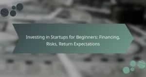 Investing in Startups for Beginners: Financing, Risks, Return Expectations