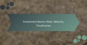Investment Basics: Risks, Returns, Timeframes